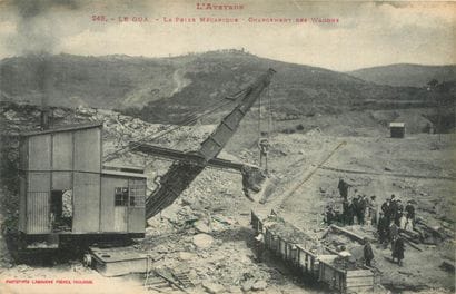 11 CARTES POSTALES INDUSTRIES EXTRACTIVES...