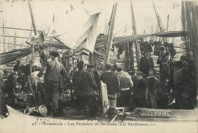 8 CARTES POSTALES VIE & TRAVAIL A LA MER...