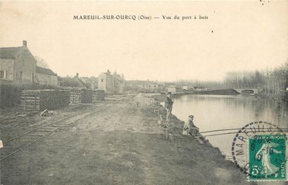 394 CARTES POSTALES OISE : La Ville de Mareuil...