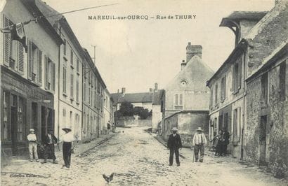 394 CARTES POSTALES OISE : La Ville de Mareuil...