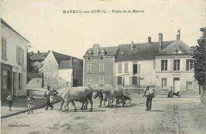 394 CARTES POSTALES OISE : La Ville de Mareuil...