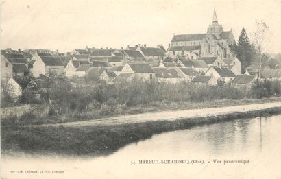 394 CARTES POSTALES OISE : La Ville de Mareuil...