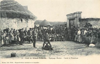 53 CARTES POSTALES CHASSE A COURRE : 49cp-Villers...