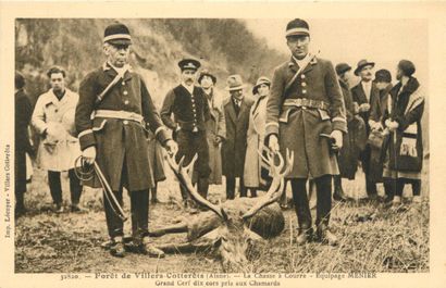 53 CARTES POSTALES CHASSE A COURRE : 49cp-Villers...