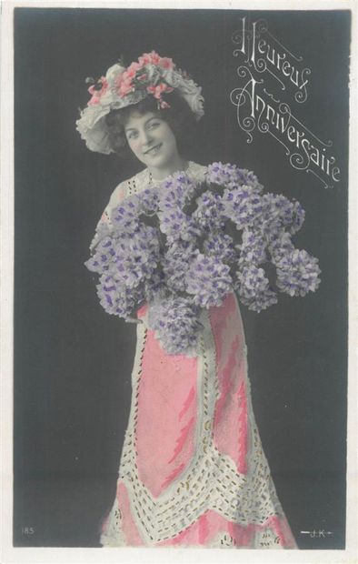 46 CARTES POSTALES & IMAGES FANTAISIES :...