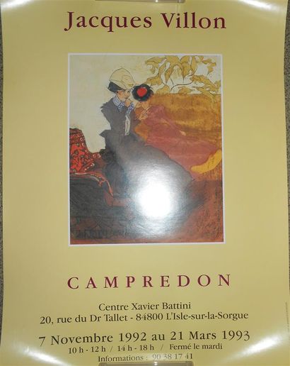 18 AFFICHES : Expositions - années 1955,...
