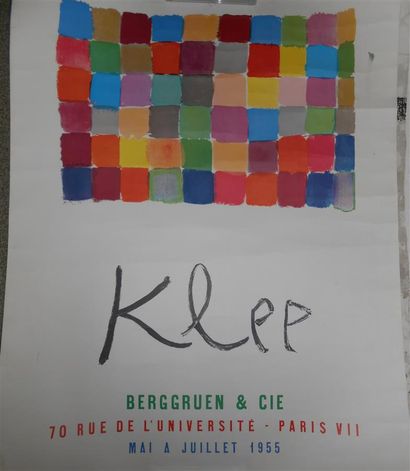18 AFFICHES : Expositions - années 1955,...