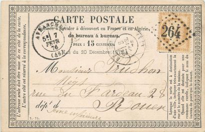 101 PRECURSEURS : Période 1873-1876. Voyagés...