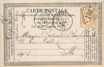 101 PRECURSEURS : Période 1873-1876. Voyagés...