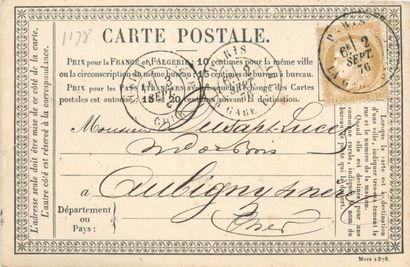 101 PRECURSEURS : Période 1873-1876. Voyagés...