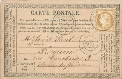 101 PRECURSEURS : Période 1873-1876. Voyagés...