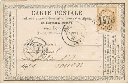 101 PRECURSEURS : Période 1873-1876. Voyagés...