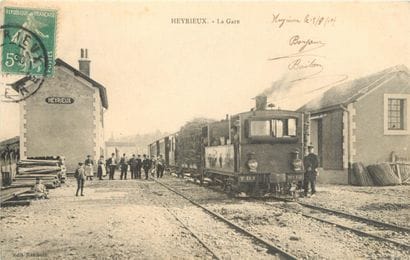 42 CARTES POSTALES GARES & TRAINS : Divers...