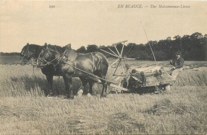 34 CARTES POSTALES EN BEAUCE : Série. Dont