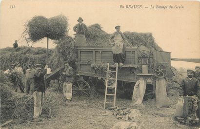 34 CARTES POSTALES EN BEAUCE : Série. Dont