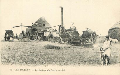 34 CARTES POSTALES EN BEAUCE : Série. Dont