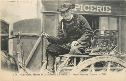46 CARTES POSTALES COUTUMES, MOEURS ET COSTUMES...
