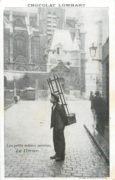 37 CARTES POSTALES LES PETITS METIERS PARISIENS...