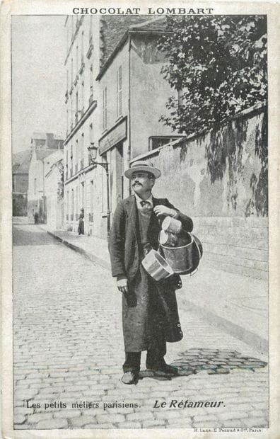 37 CARTES POSTALES LES PETITS METIERS PARISIENS...