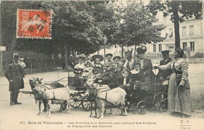 59 CARTES POSTALES LES CHEVRES : Attelages...
