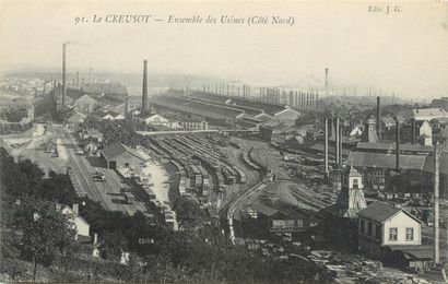 124 CARTES POSTALES INDUSTRIE : Saône et...