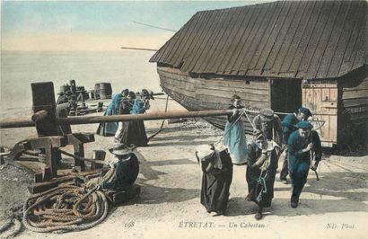 6 CARTES POSTALES VIE & TRAVAIL A LA MER...