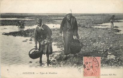 6 CARTES POSTALES VIE & TRAVAIL A LA MER...