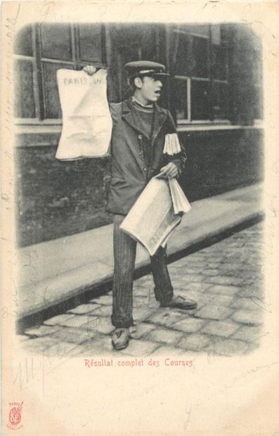 21 CARTES POSTALES PARIS : Métiers & Scènes...