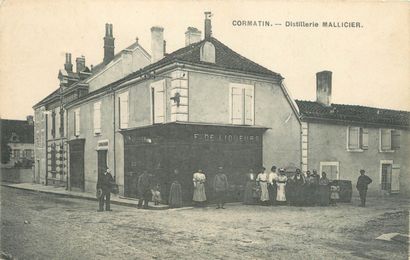 6 CARTES POSTALES ALCOOL : Distillerie -...