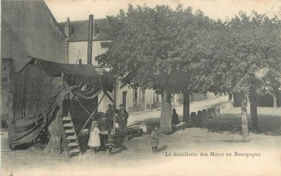 6 CARTES POSTALES ALCOOL : Distillerie -...