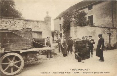 25 CARTES POSTALES ALCOOL : En Bourgogne...