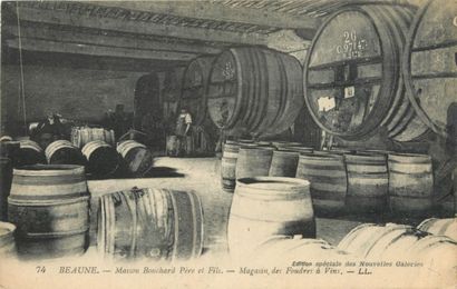 36 CARTES POSTALES ALCOOL : En Bourgogne...