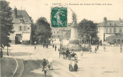 49 CARTES POSTALES AUBE : Villes, qqs villages,...