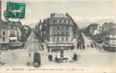 78 CARTES POSTALES ISERE : Villes, qqs villages,...