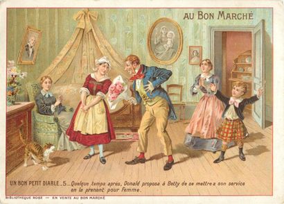 26 CHROMOS : 21-Au Bon Marché et 5-Divers-Personnages...