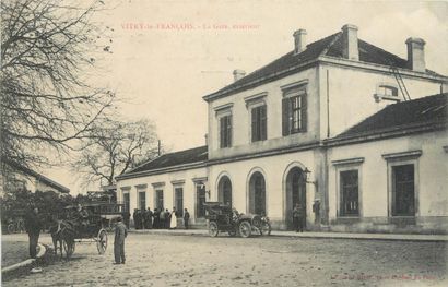 53 CARTES POSTALES GARES & TRAINS : Divers...