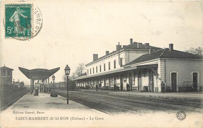 53 CARTES POSTALES GARES & TRAINS : Divers...