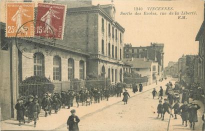 56 CARTES POSTALES LES ECOLES : Divers Départements....