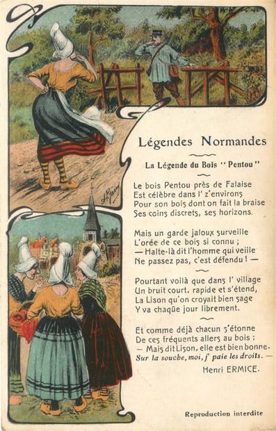 33 CARTES POSTALES FOLKLORES : Normandie-26cp...