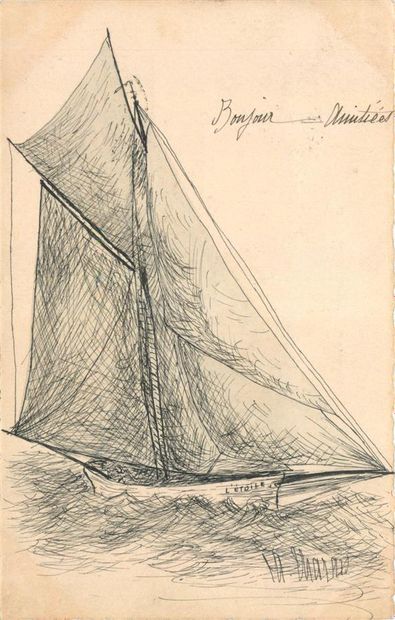 21 CARTES POSTALES LES BATEAUX : Divers....