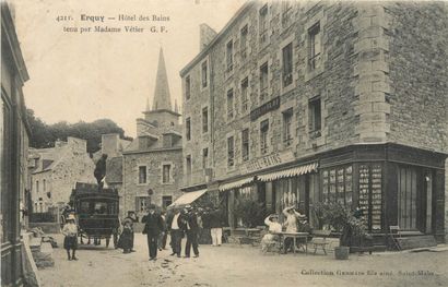 12 CARTES POSTALES COMMERCES : Sélection...