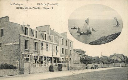 12 CARTES POSTALES COMMERCES : Sélection...
