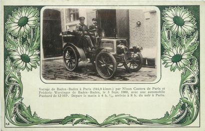 4 CARTES POSTALES AUTOMOBILES : Sélection....