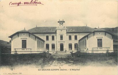 135 CARTES POSTALES ISERE : Villes, qqs villages,...