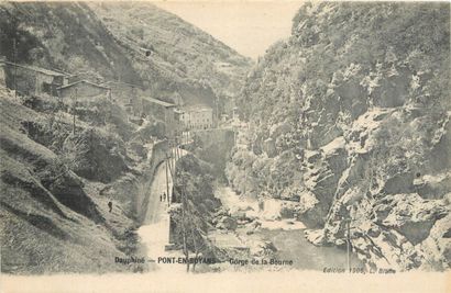 135 CARTES POSTALES ISERE : Villes, qqs villages,...