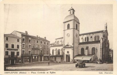 136 CARTES POSTALES RHONE : Villes, qqs villages,...