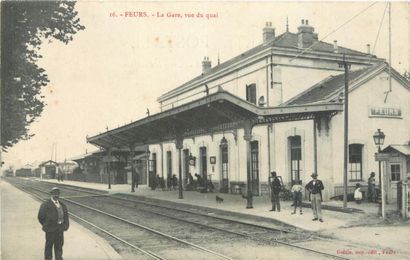 73 CARTES POSTALES GARES & TRAINS : Divers...