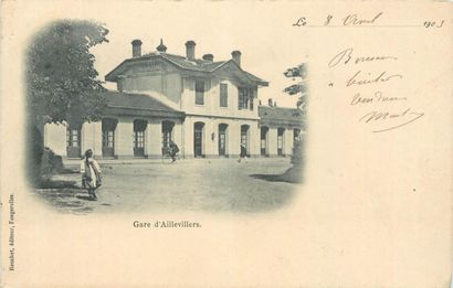 73 CARTES POSTALES GARES & TRAINS : Divers...