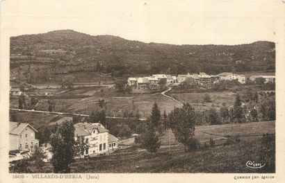 128 CARTES POSTALES JURA : Villes, qqs villages,...