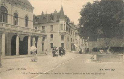 128 CARTES POSTALES JURA : Villes, qqs villages,...